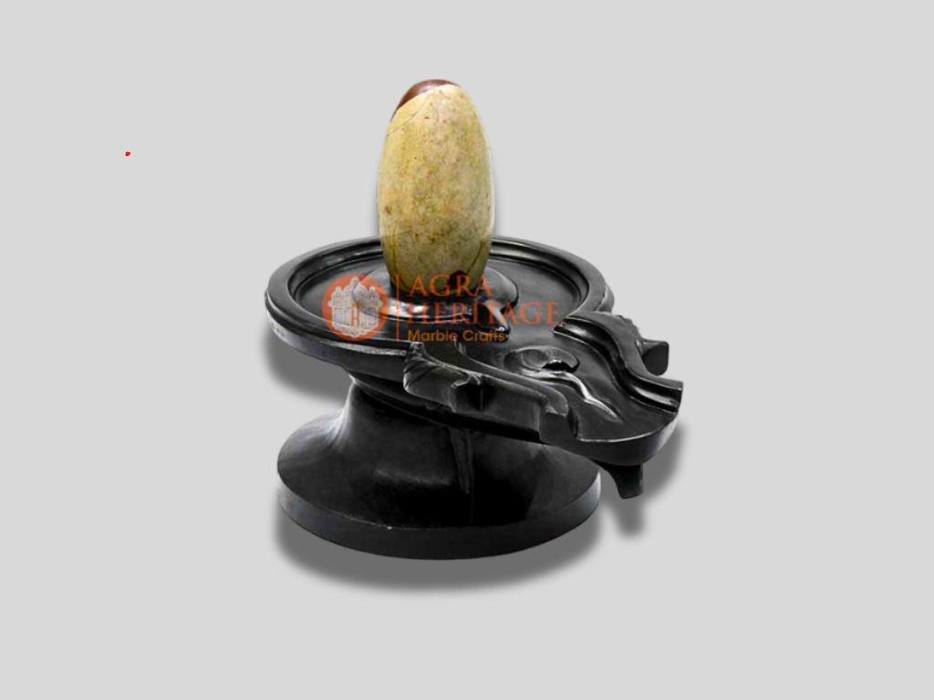 Marble Shivling Yoni Base Shiva Lingam for Sale